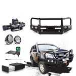 Isuzu MUX Touring Pack Suits: MUX 11/2013 - 04/2017 - Elite Bullbar, Winch, Lights, uhf