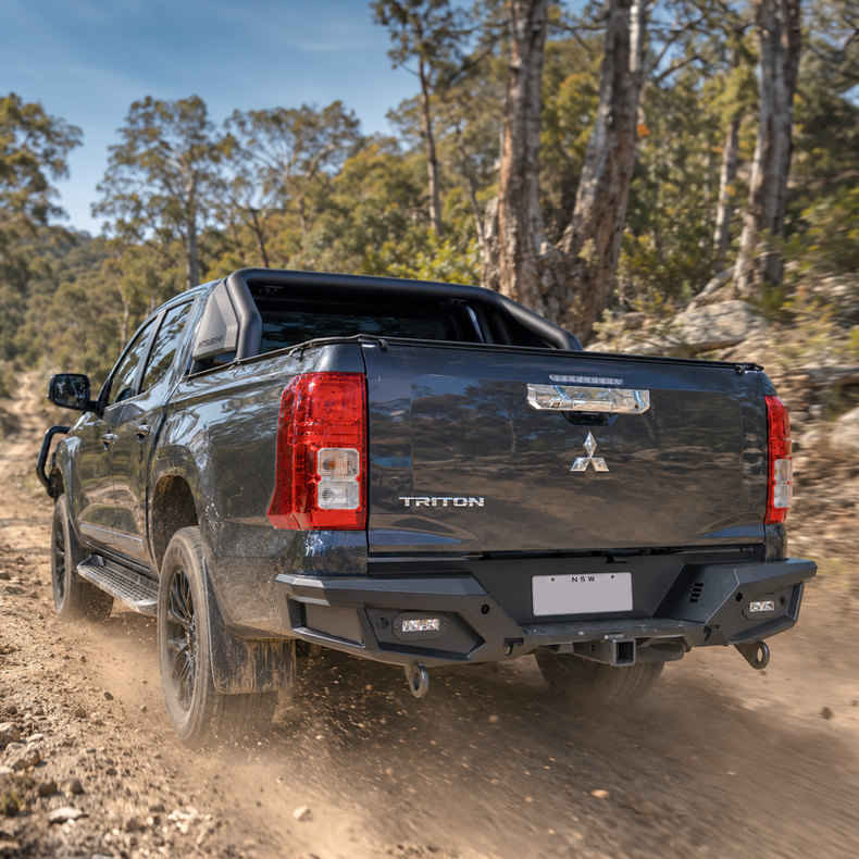 MV Triton Rear Step Tow Bar - Rockarmor
