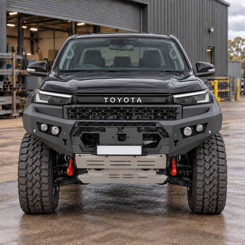 N90 Hilux No Hoop Bullbar - Rockarmor GT Bumper