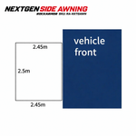 Next Gen Side Quick Awning - Free Standing - Rockarmor