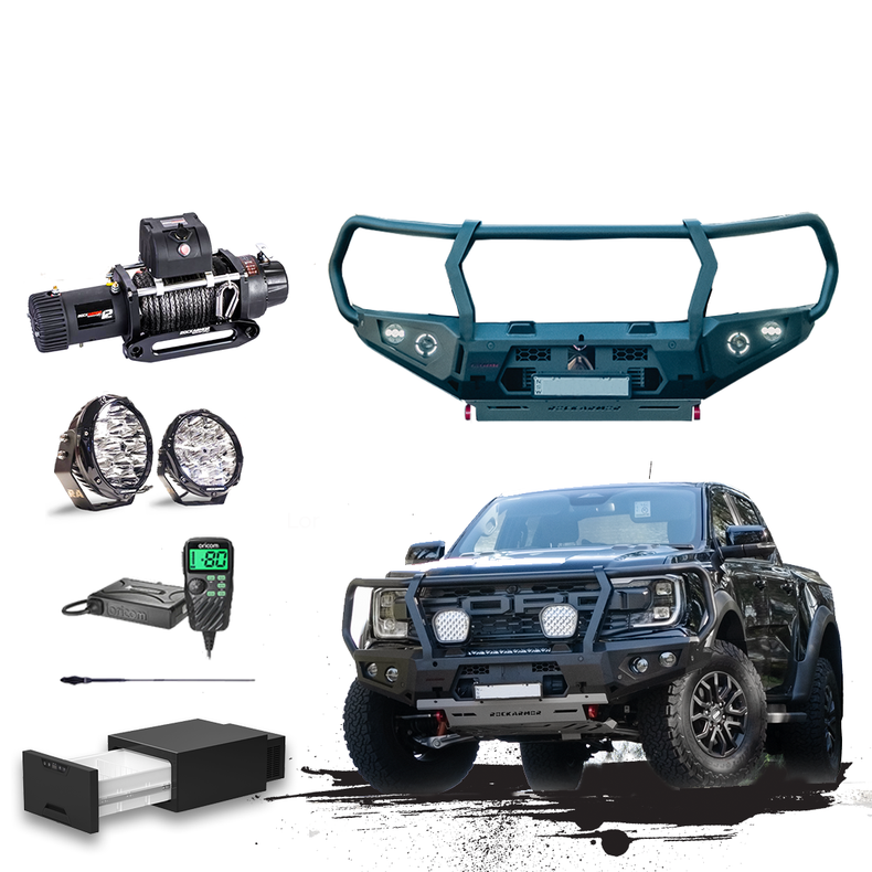 Next Gen Raptor Touring Pack Suits: Next Gen Ford Raptor - Bullbar, Winch, Lights, uhf