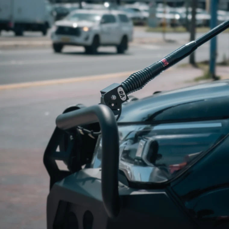 RA Foldable Antenna Bracket Black