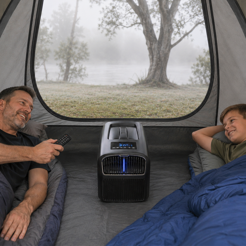 Portable Air Conditioner Heating & Cooling | 400/480W - 5200BTU | Rockarmor AIRPRO480