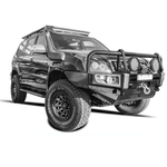 Prado 120 Bullbar & Rock Slider Combo