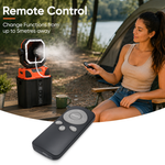 Portable Camping Fan with Water Misting Spray - 20,000mAh Battery - 6Litre Water Tank - Built in Lantern