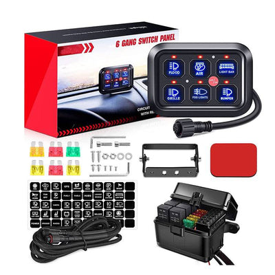 6 Gang Switch Panel with relay box