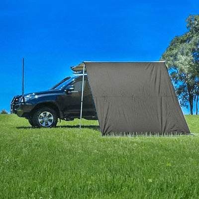 KALAHARI AWNING WALL 2/2.9M BLACK