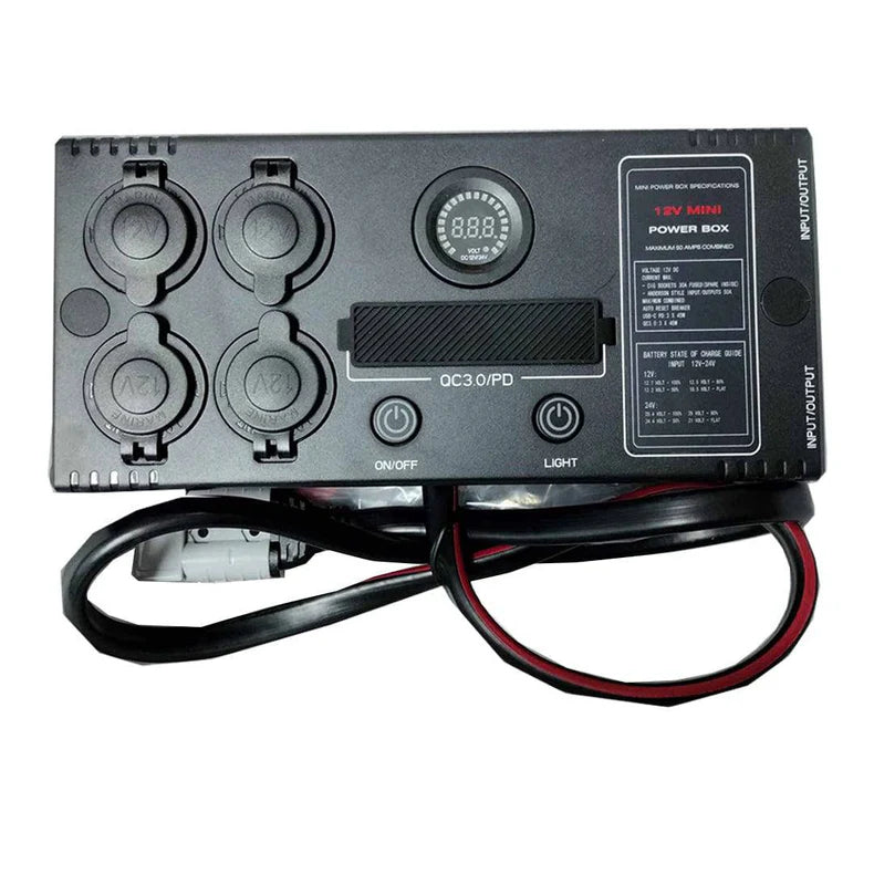 Long Battery Box 18w 50a Anderson