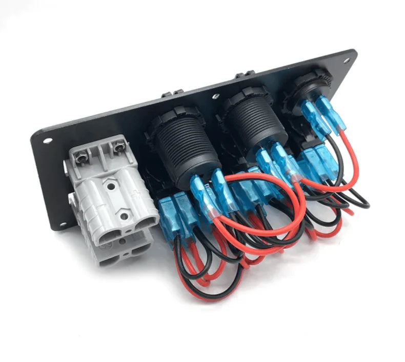 5 Gang 3 Hole 2 Anderson Alu Plate