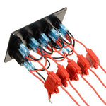 6 Gang 3 Hole Witch Panel 12v 20a