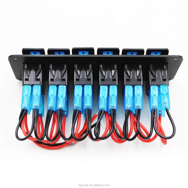 7 Gang Alu Panel 12v 20a / 24v 10a