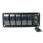 7 Gang Alu Panel 12v 20a / 24v 10a