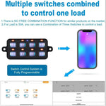 8 Gang switch box ststem with app