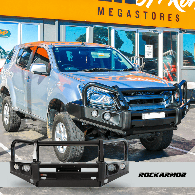 Isuzu MUX Touring Pack Suits: MUX 11/2013 - 04/2017 - Elite Bullbar, Winch, Lights, uhf