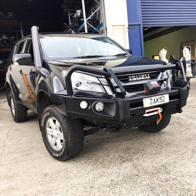 Isuzu MUX Touring Pack Suits: MUX 11/2013 - 04/2017 - Elite Bullbar, Winch, Lights, uhf