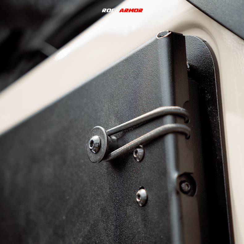 76 Series Landcruiser Rear Door Table & Roof Shelf Combo