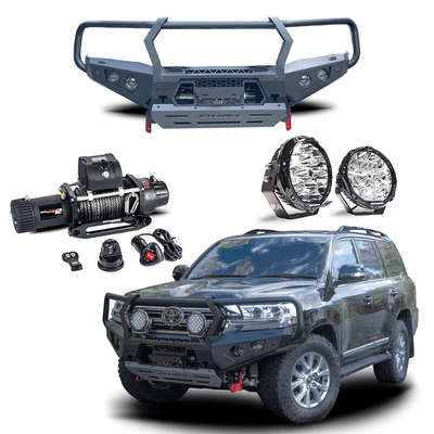 Frontal Pack | Bull Bar winch  spotties Suits Landcruiser 200 Series 09/2015 - 10/2021