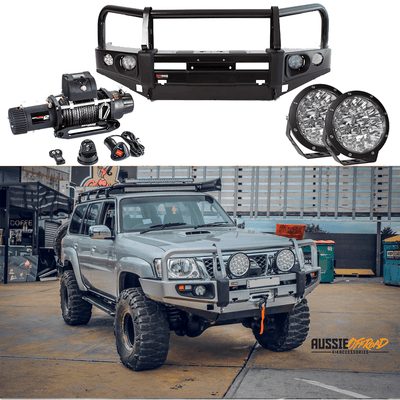 Nissan GU Patrol Series 4+ | Offroad Pack | Bullbar, Winch, Lights