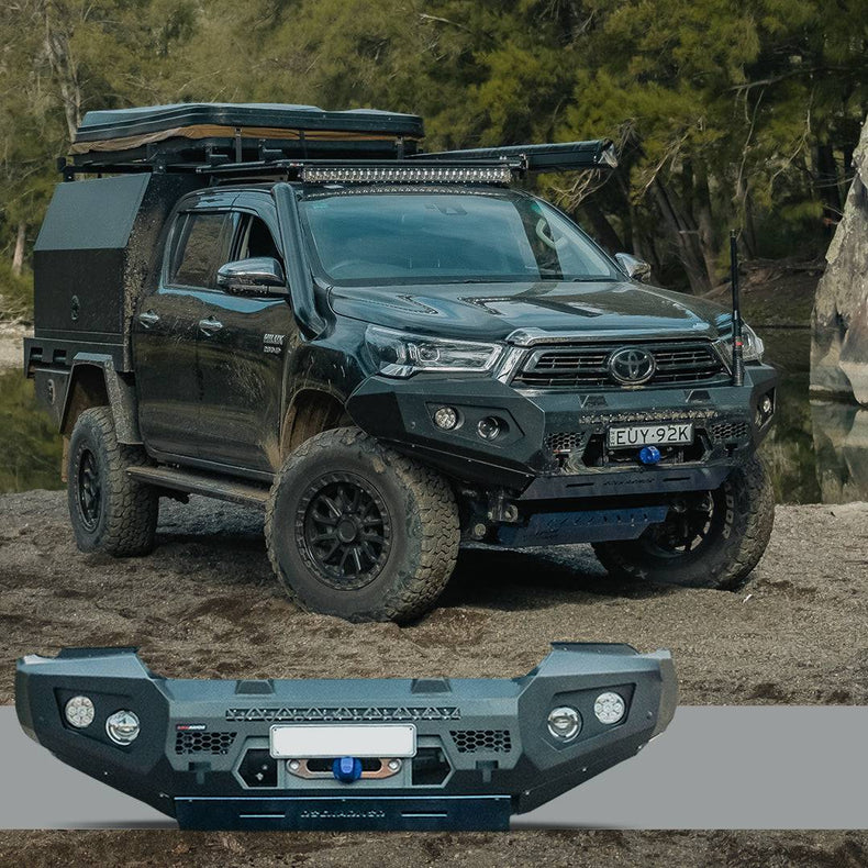 GT Hoopless Bull Bar To Suit Toyota Hilux 2020 Bar Replacement gt-hoopless-bull-bar-to-suit-toyota-hilux-2020-bar-replacement