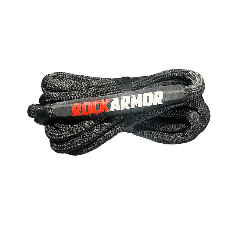 13,000KG KINETIC RECOVERY ROPE | 9METRES X 25MM | BLACK