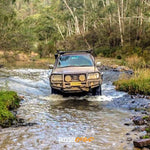 105 Series Touring Pack Suits: 105 Series Landcruiser (Solid Axel) - Prem Bullbar, Winch, Lights, uhf