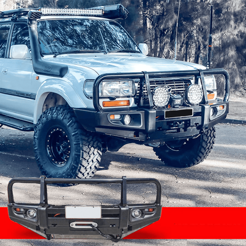 80 Series Touring Pack Suits: 80 Series Landcruiser - Bullbar, Winch, Lights, uhf