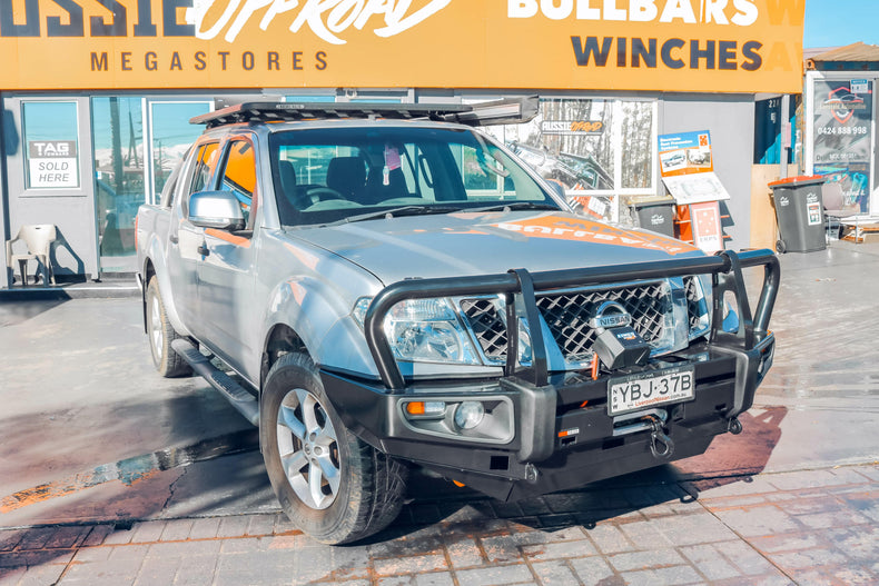 D40 Navara Touring Pack Suits: D40 Navara - Prem Bullbar, Winch, Lights, uhf