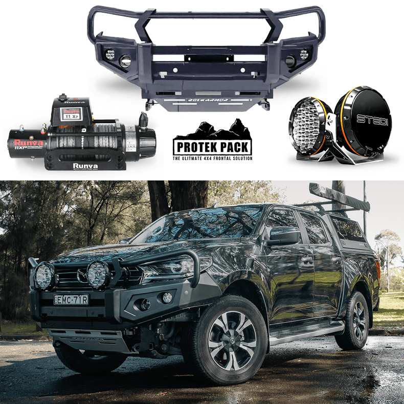 Mazda Bt50 Protek Pack | GT Bull Bar, Runva Winch, Stedi lights | Suits 08/2020 - 01/2025