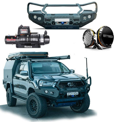 Protek Bull Bar Combo Pack Suits 08/2020 - 03/2024 Hilux Gen SR & SR5