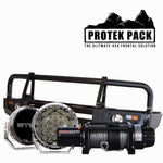 90 Series Protek Pack | Rockarmor Bull Bar, Runva Winch, Stedi Lights Suits - 90 Series Prado