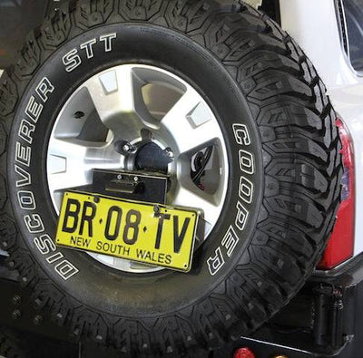 Wheel Carrier/Rear Step Number Plate Light
