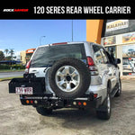 DUAL WHEEL CARRIER TO SUIT TOYOTA LANDCRUSIDER FJ120 03-09