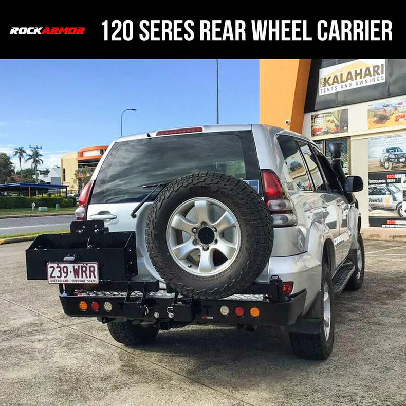 DUAL WHEEL CARRIER TO SUIT TOYOTA LANDCRUSIDER FJ120 03-09