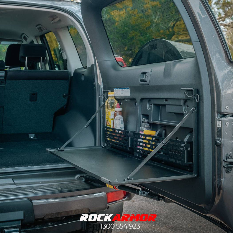 Rear Cargo Shelf + Rear Door Table Combo Deal | Prado 150