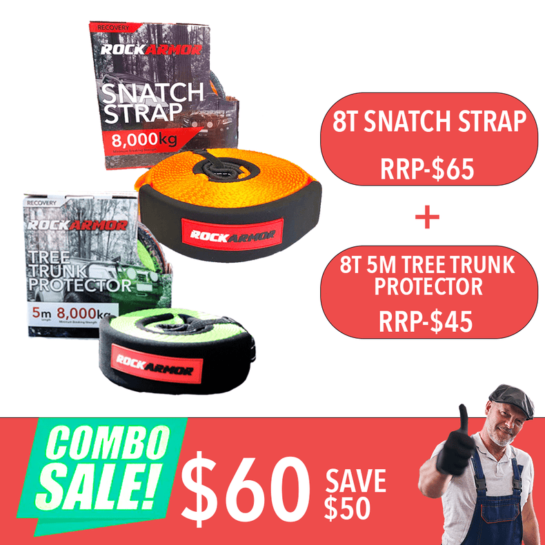 EOFYS 8T Snatch Strap + 8T 5M Tree Trunk Protector