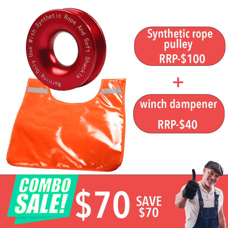 EOFYS Synthetic Rope Pulley + Winch Dampener
