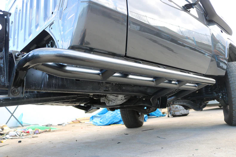 Rockslider side step to suit Toyota Landcruiser 79 series 4 door