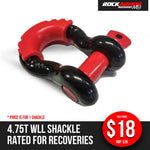 4.75 Rated Recovery Bow Shackle + Shackle Saver