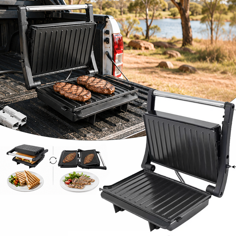 12V Sandwich Grill Press with Anderson Plug