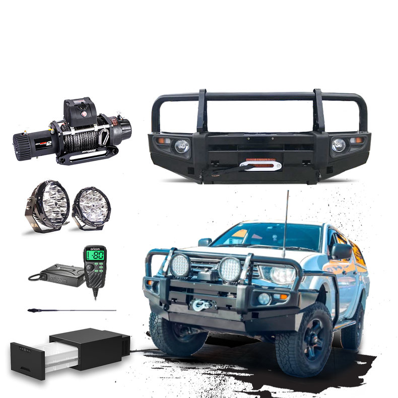 MN ML Triton Touring Pack Suits: MN -ML Triton - Prem Bullbar, Winch, Lights, uhf