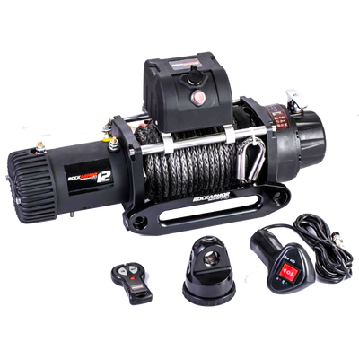 Rockarmor 12,000LBS Winch With Synthetic Rope