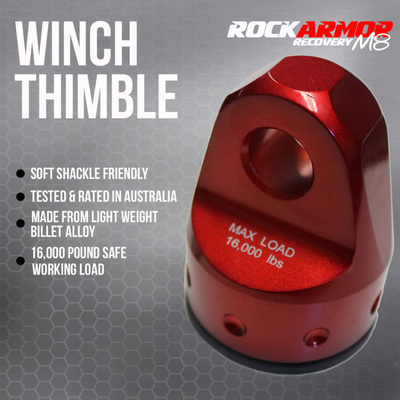 Winch Thimble Red
