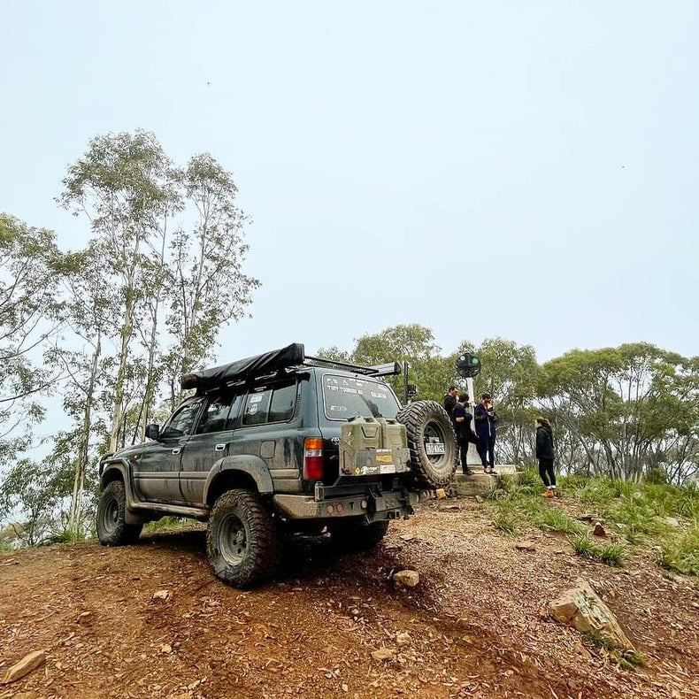 Dual Spare Wheel Carrier - Rear Bar Suits Nissan GU Patrol Series 4+ 10/2004 - 12/2016