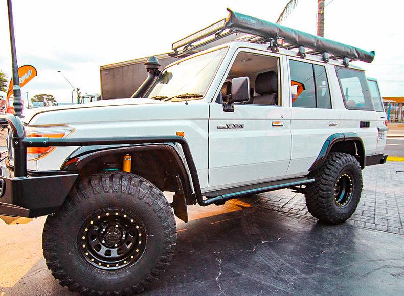 Rock Slider Side Steps Suits Toyota Landcruiser 76 Series / 79 Series 4 door