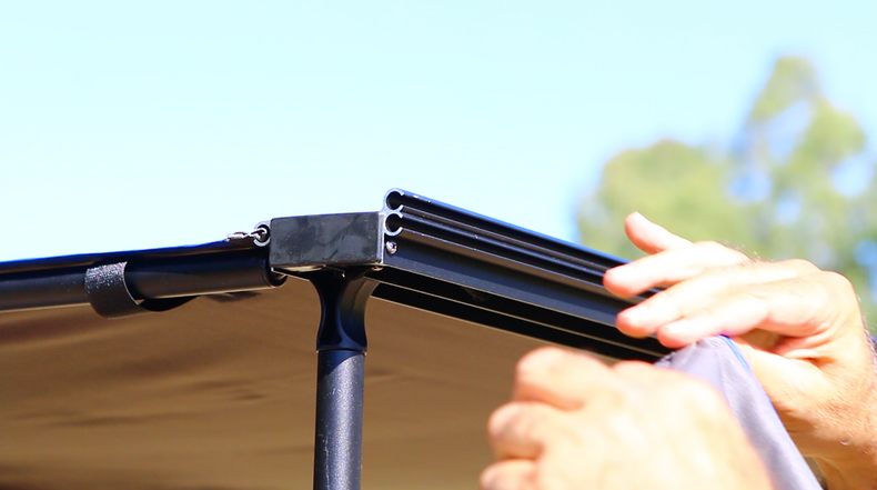 KALAHARI AWNING WALL 2.5/2.9M BLACK