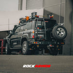 Dual Spare Wheel Carrier - Rear Bar Suits Nissan GU Patrol Series 4+ 10/2004 - 12/2016