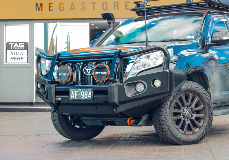 Elite Bull Bar to suit TOYOTA PRADO FJ150 Tear Drop 2013-2017 Bar Replacement