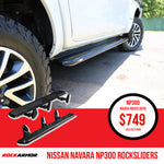 Rockslider side step to suit NISSAN NP300 D23 2015+