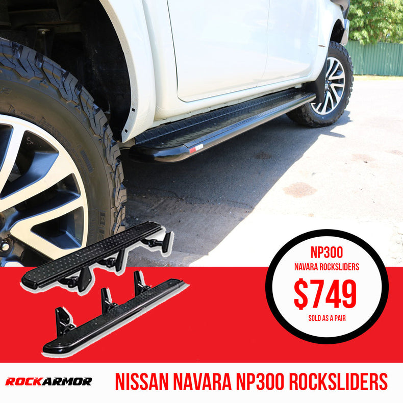 Rockslider side step to suit NISSAN NP300 D23 2015+